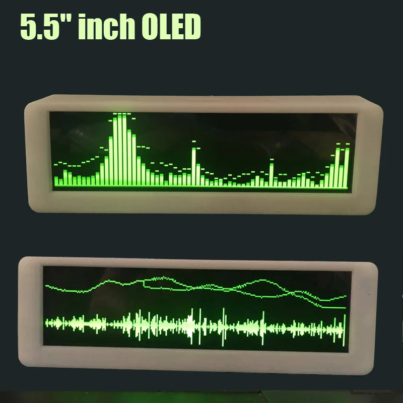 OLED 5 &quotдюймовый музыкальный спектральный дисплей анализатор голосового