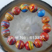 hot new fashion style diy 10mm multicolor calaite stone beads bracelet 7 5 my5005