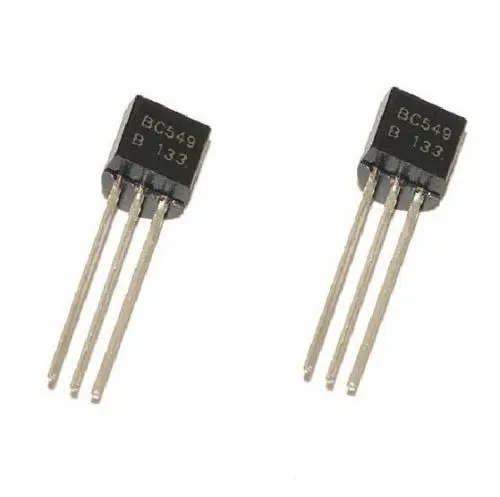 ТРАНЗИСТОР усилителя с низким уровнем шума BC549 TO-92 NPN 30V 0.1A 50 шт. | Электроника