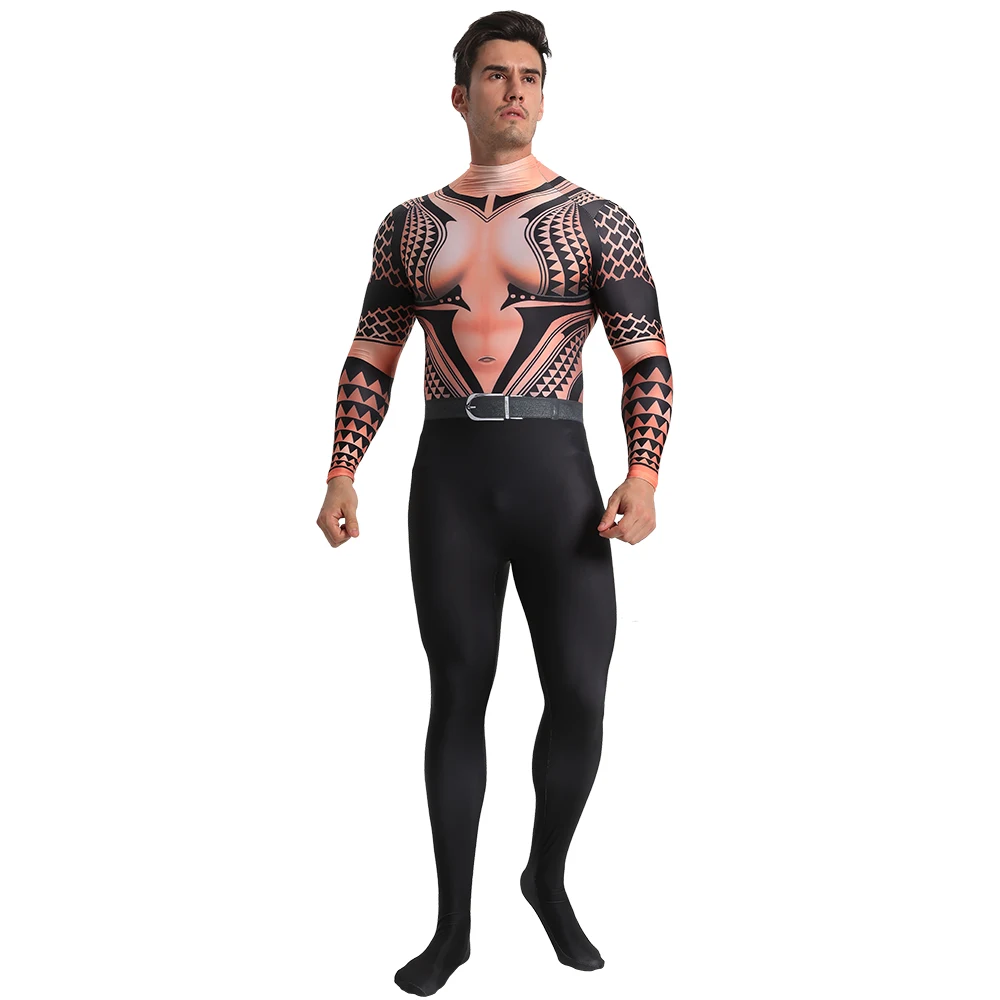 Костюм для косплея на Хэллоуин, для детей, для мужчин, Zentai, аниме, супергерой, Zentai Aquaman, комбинезон для детей и мужчин