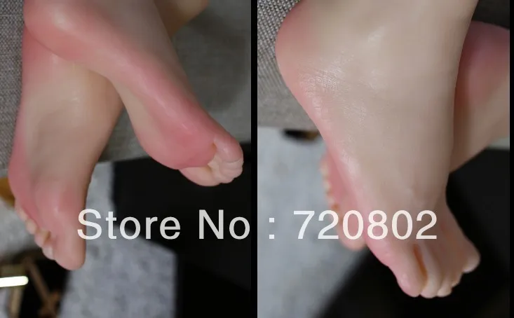 3D real doll solid silicone Pussy grils Feet fake feet sex womens toy model shoes shown girls foot in 1 pair |