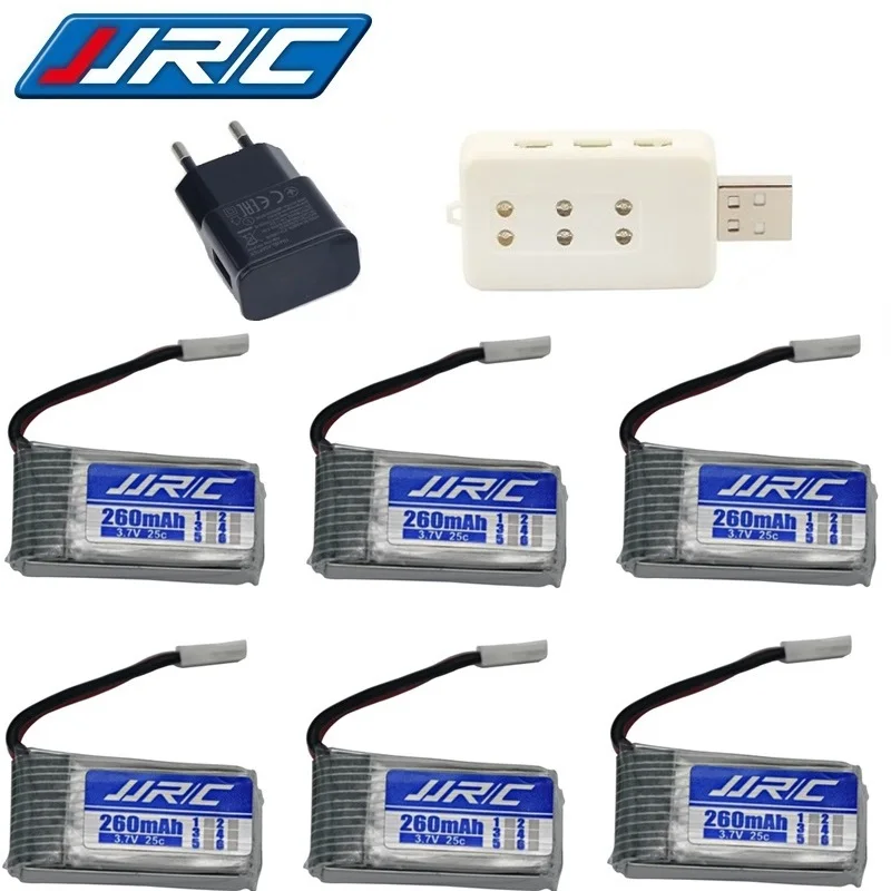JJRC H8 мини Оригинальная батарея 3 7 V 150mAh 260mAh Lipo зарядное устройство наборы для H8Mini RC