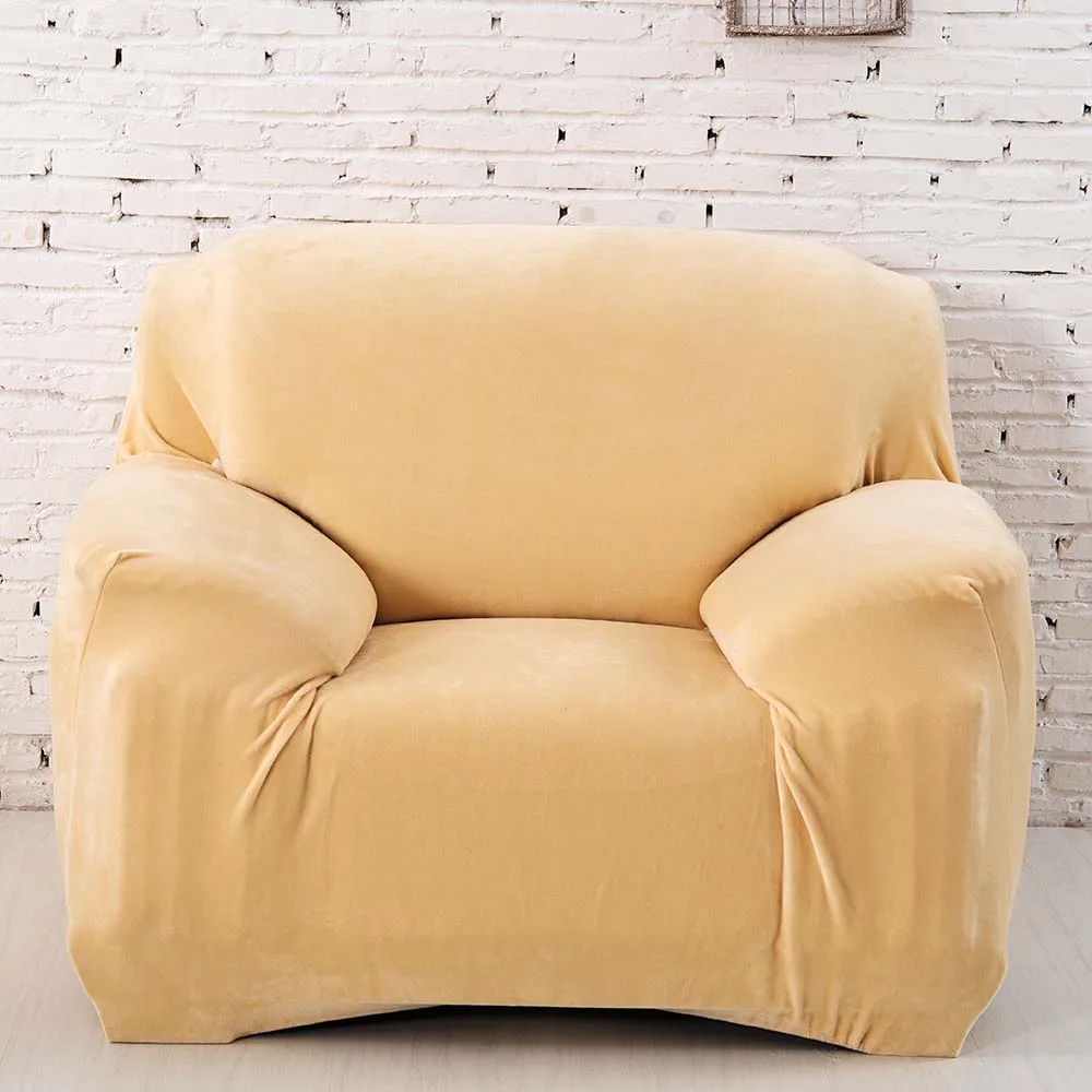 Плюшевые утолщенные универсальные чехлы для диванов все включено эластичные