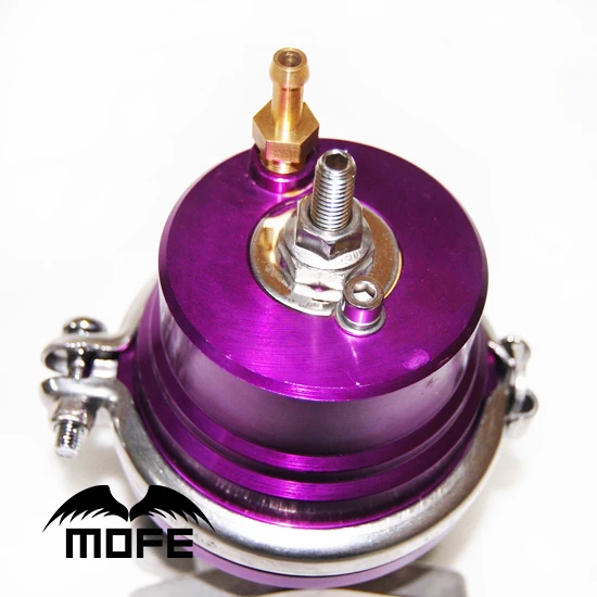 Универсальный алюминиевый регулируемый турбо-выдувной клапан 38 мм фиолетовый |