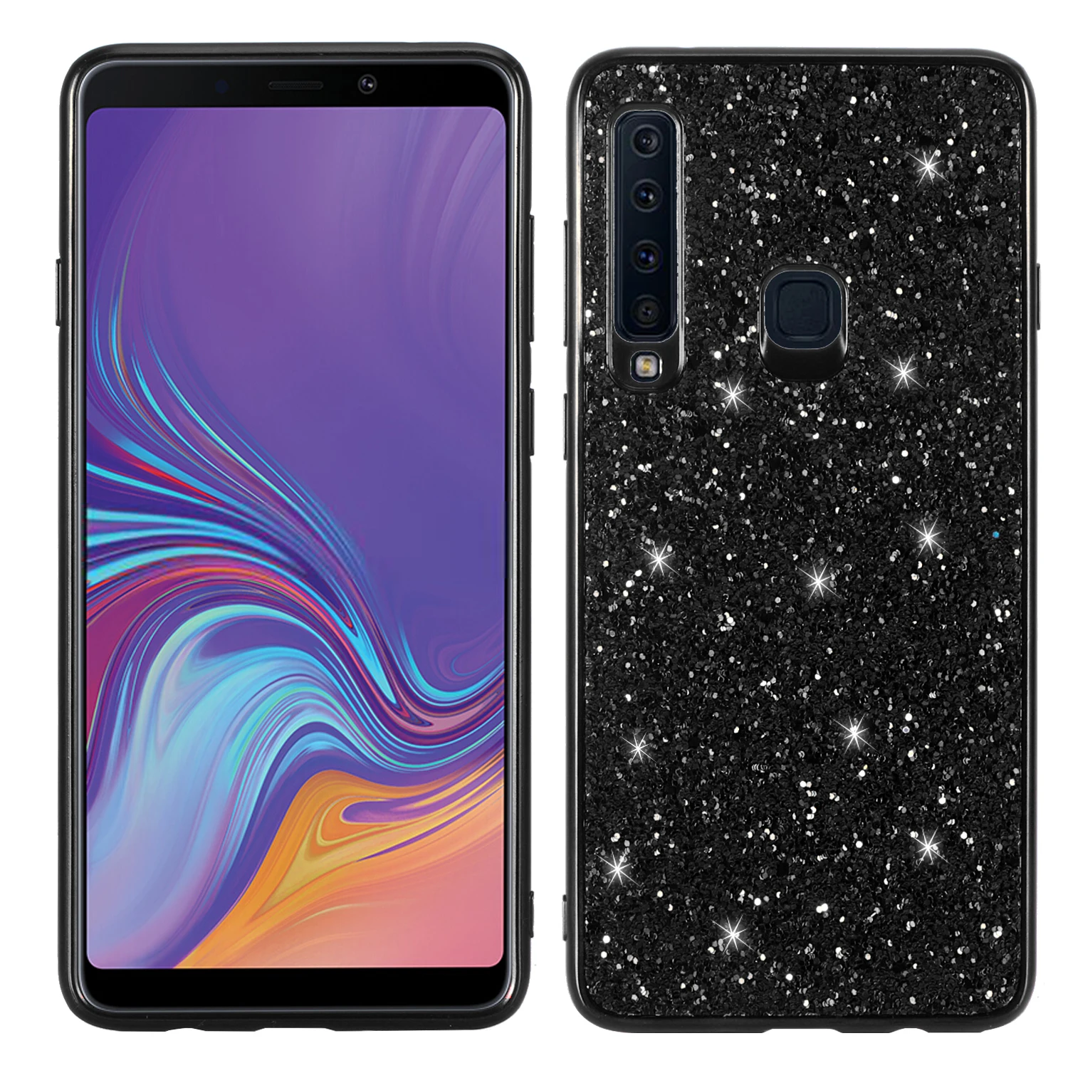 Q UNCLE Glitter Mobile Phone Case For SamSung Galaxy S7 S8 S9 S10 Plus S10E J7 A8 A6 A7 2018 Note 8 9 A40 A70 A10 A50 M20 M10 |