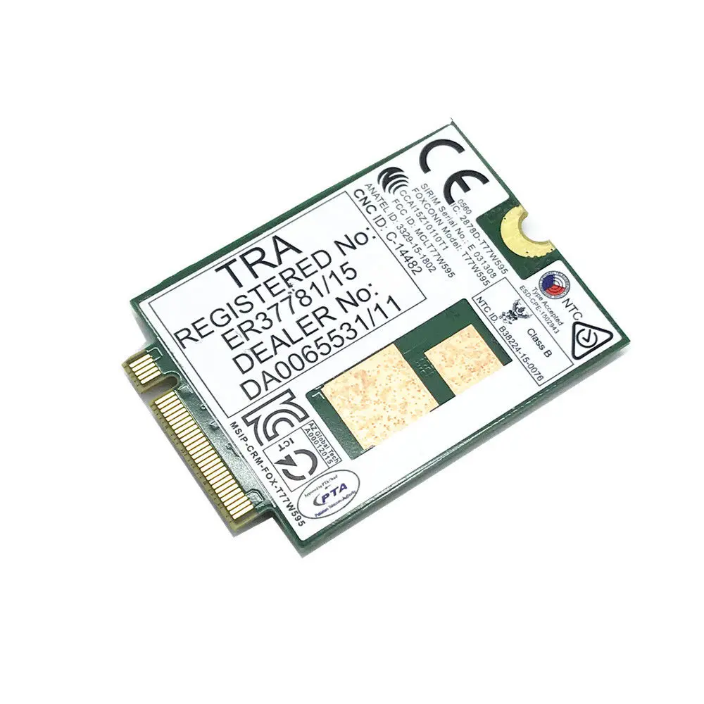 LT4120 Snapdragon X5 LTE T77W595 796927 100 4G WWAN M2 модуль для HP Probook/EliteBook 820 840 850 745 G3 быстрее чем ME906E|3G