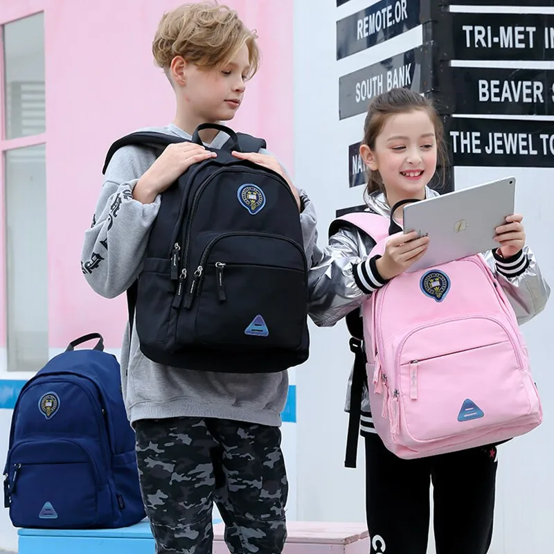 Портфель из ткани Оксфорд для мальчиков детская повседневная сумка начальной и