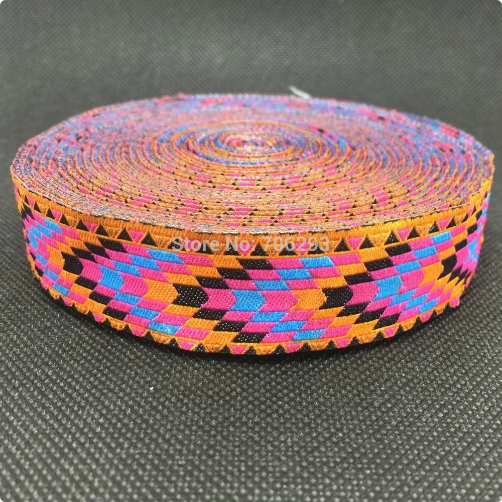 HOT!!! 2015 NEW wholesale 7/8'' 22mm Wide unique geometric arrow Woven Jacquard Ribbon dog chain accessories 10yards/lot | Дом и сад