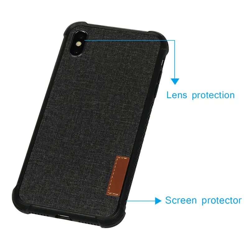 Чехол тканевый чехол для телефона iPhone 8 7 Plus ультратонкий винтажный мягкий Plus/XR/XS