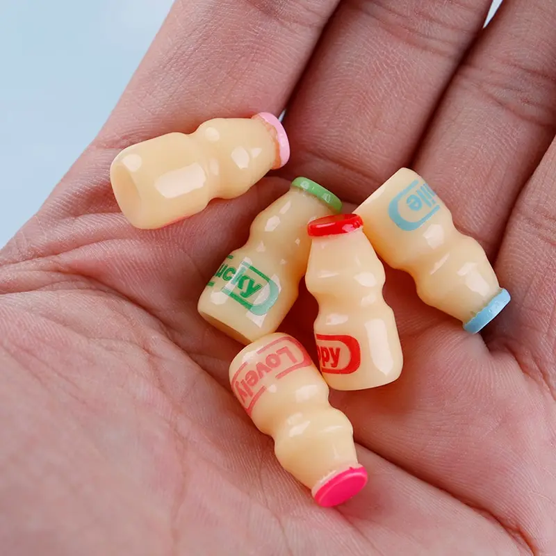 Милые комплекты одежды из 2 предметов Для кукол в миниатюре йогурт бутылка для