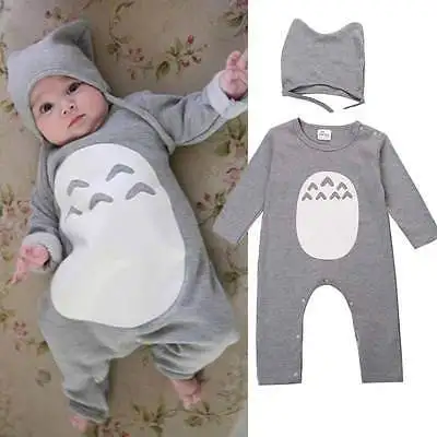 Коллекция 2016 года теплый комбинезон для малышей мальчиков и девочек Totoro с