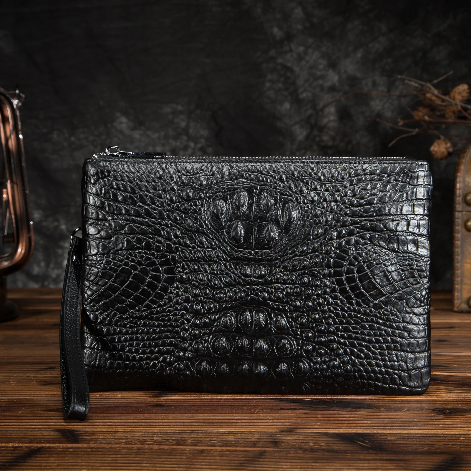 Новый модный мужской кошелек из натуральной кожи сумка клатч дизайнерский