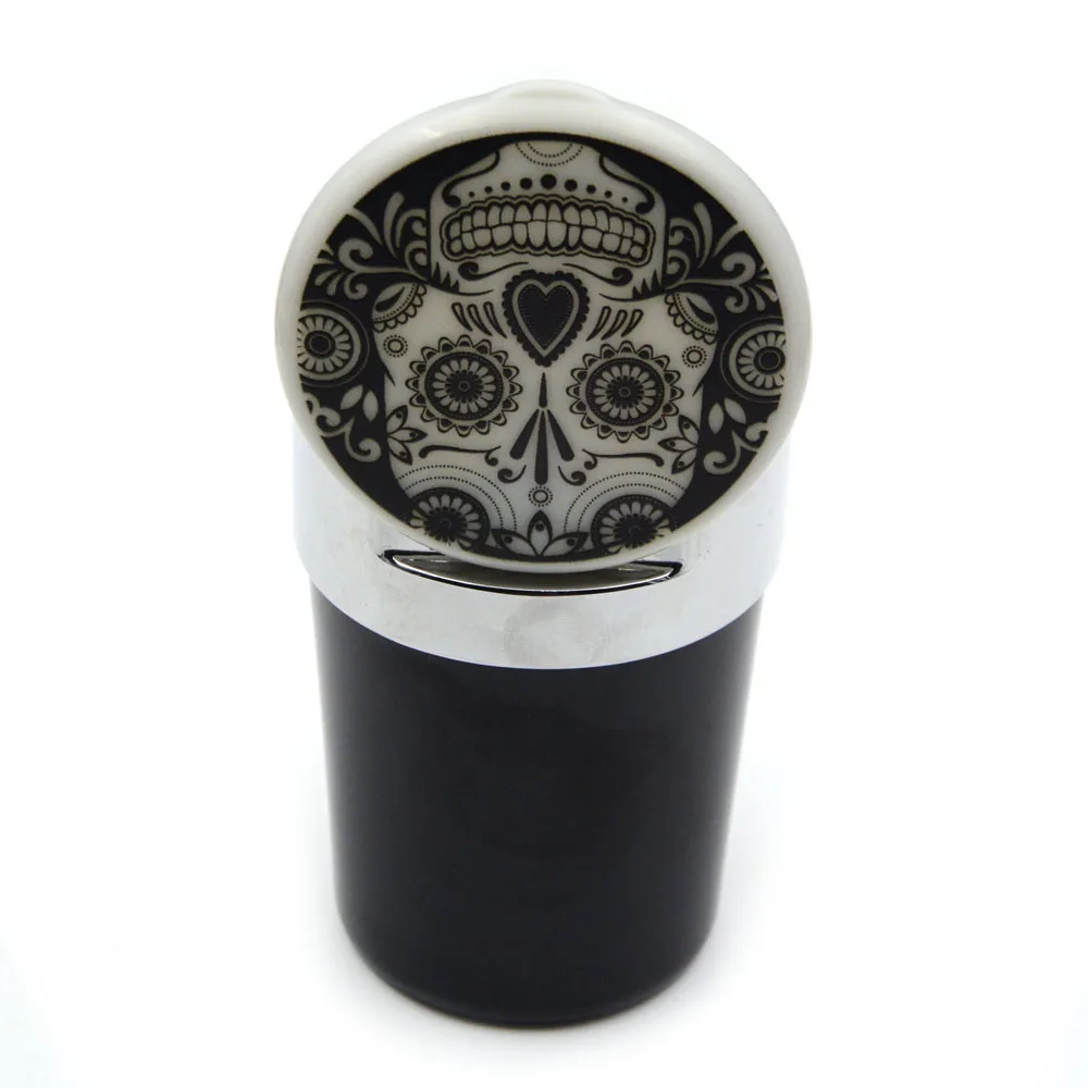 Gzhengtong Smile Skull автомобильный пепельница для сигарет держатель курения табак