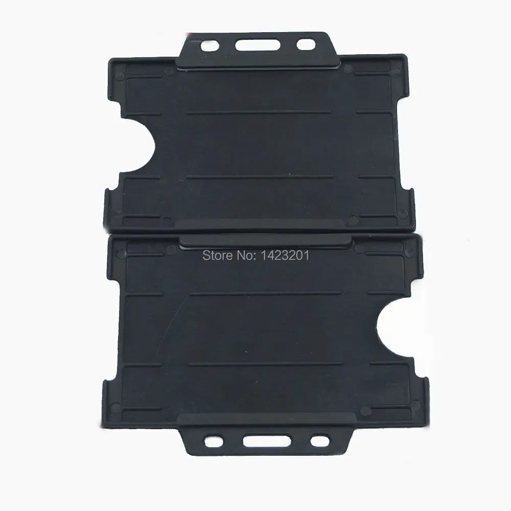 10 шт./лот горизонтальная жесткая пластиковая Визитная карточка для