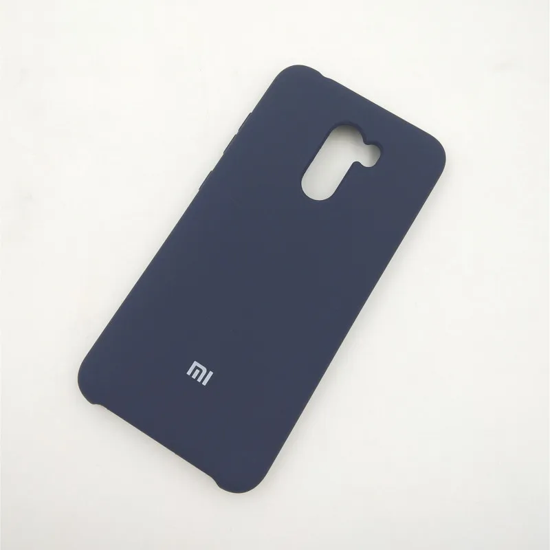 Чехол для Xiaomi PocoPhone F1, жидкий силиконовый защитный чехол, шелковистый мягкий на ощупь чехол, ультра тонкий чехол для мобильного телефона