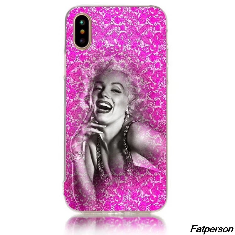 Мэрилин Монро татуированные Одри Хепберн Цитата чехол для iPhone 7 7plus 8X5 5s SE 6 6s plus 4