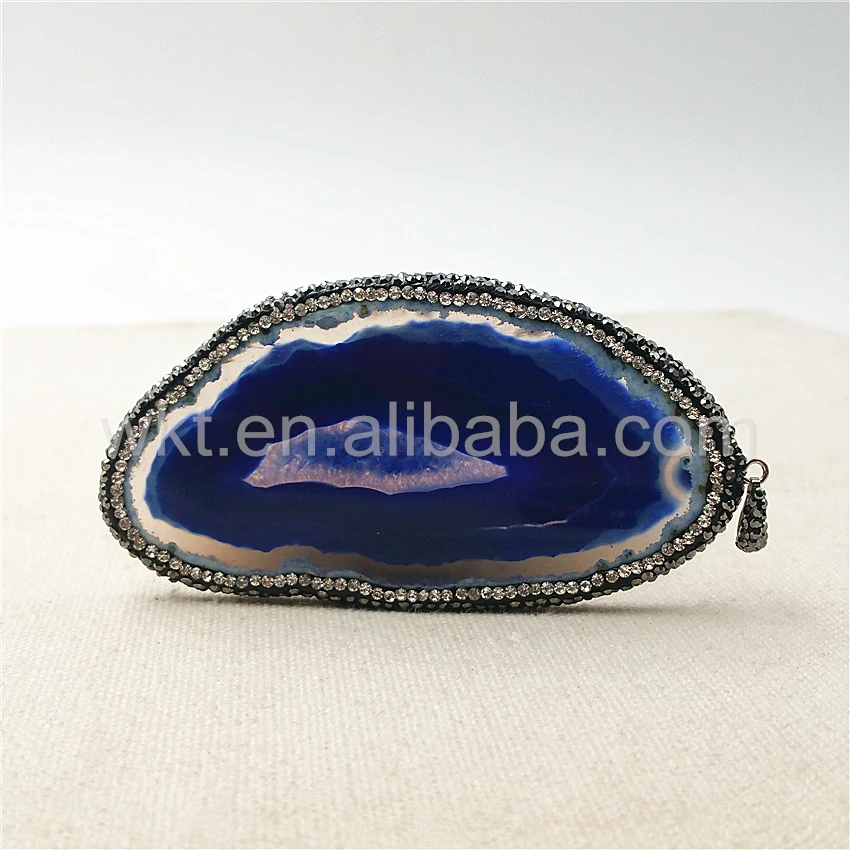 WT-NP242 оптовая продажа модная подвеска с голубым кулоном у ворот украшенная