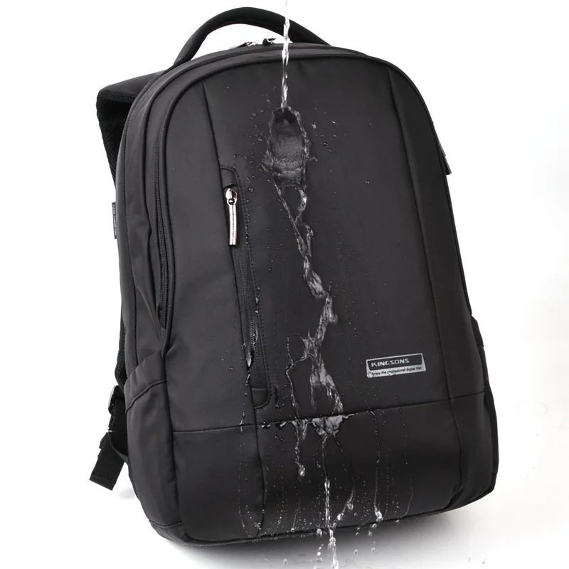 Kingsons черный рюкзак для ноутбука ежедневный мужской компьютера Mochila Feminina сумка