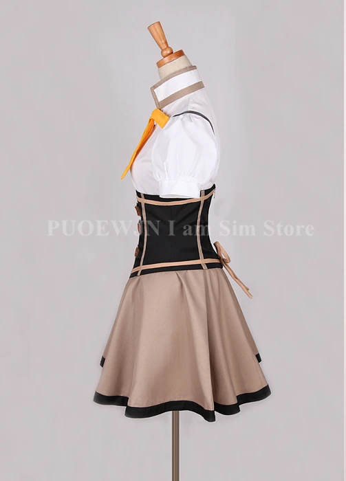Аниме Puella Magi Madoka Magica Косплей Tomoe Mami Косплей Костюм Хэллоуин
