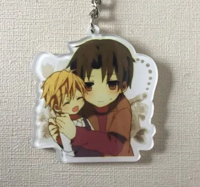 1 шт. отаку fujyoshi BL анимации junjou romantica Серебряный Мисаки Usami акихико Portachiavi брелок для ключей llavero подарок