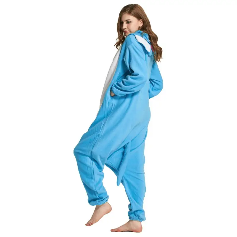 Синий слон комбинезон костюм для сна унисекс пижамы взрослых костюмы косплея