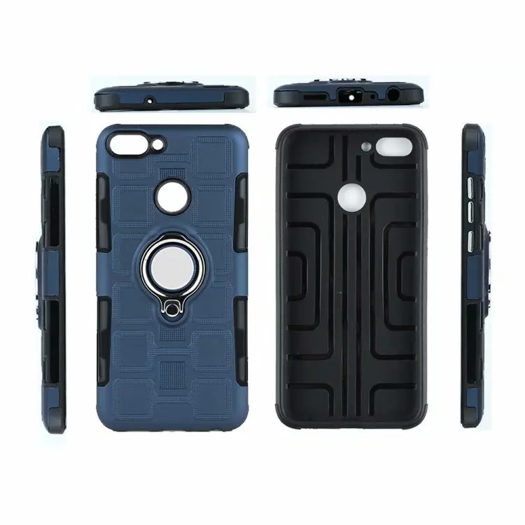 Чехол для huawei P Smart cover FIG-L21 FIG-LX1 FIG L21 LX1 fundas палец кольцо подставка держатель магнит мягкий чехол для телефона из ТПУ kimTHmall