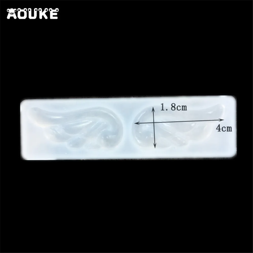 Крылья Ангела DIY Ювелирные изделия хрустальные капли эпоксидная форма кулон