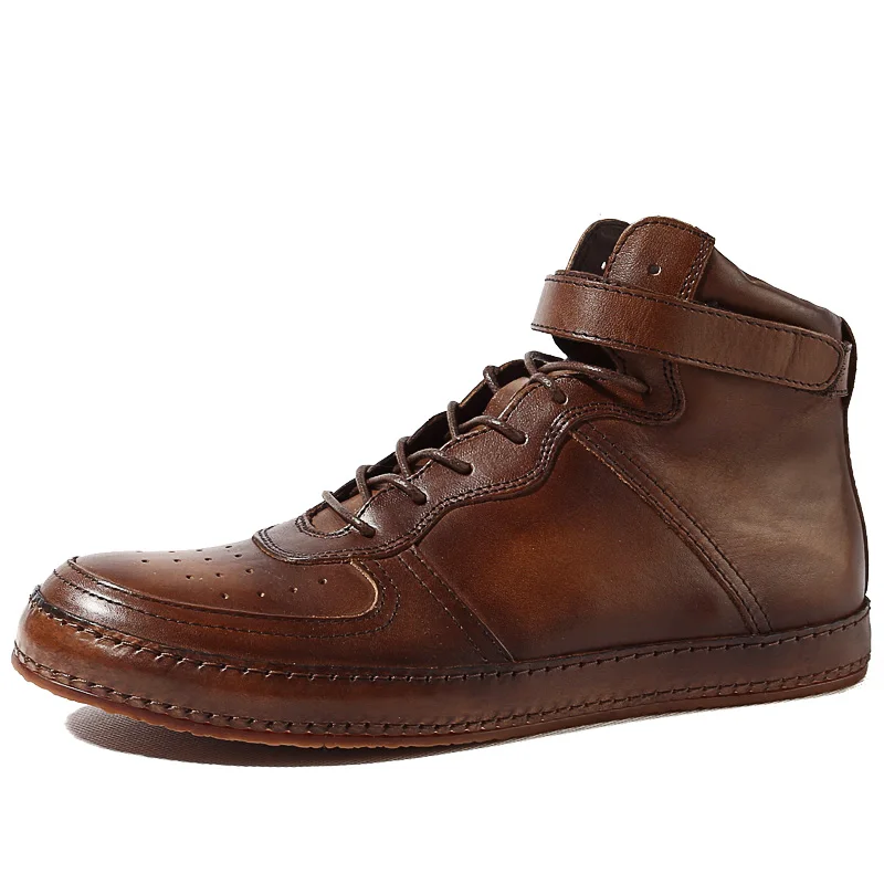 2017 г. Брендовая дизайнерская мужская повседневная обувь из натуральной кожи