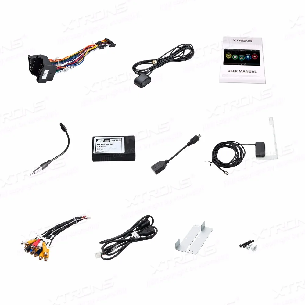 XTRONS 7-дюймовый автомобильный DVD-плеер 2 din радио DAB + Canbus GPS-навигация для BMW E46 / Rover 75