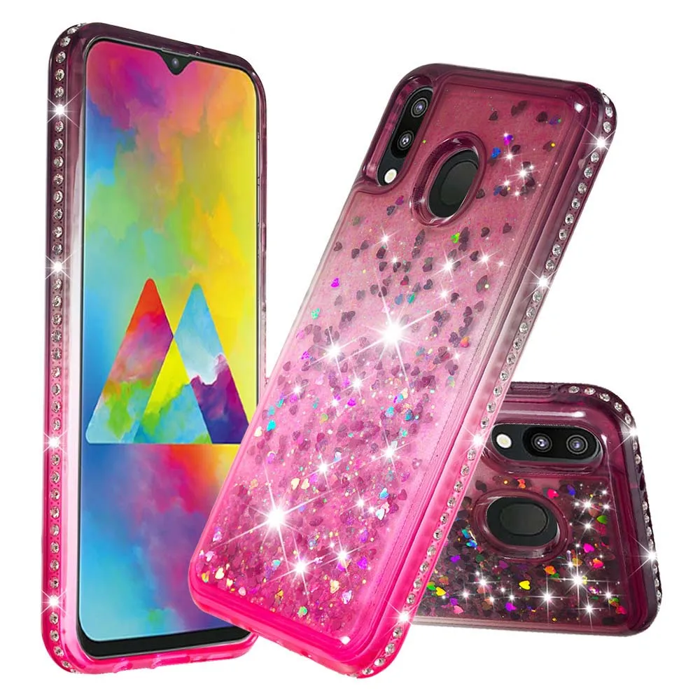 Чехол с зыбучим песком для Samsung Galaxy M20 M 20 2019 M205 SM-M205FN SM-M205G SM-M205 SM M205FN M205G