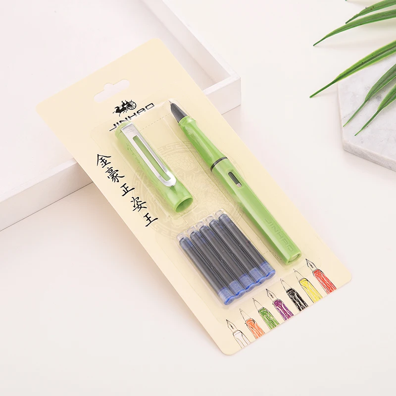 Jinhao 599a положительная осанка костюм каллиграфия ручка для письма kalem lamy Высококачественная чернильная ручка пилот Студенческая пластиковая чернильная ручка