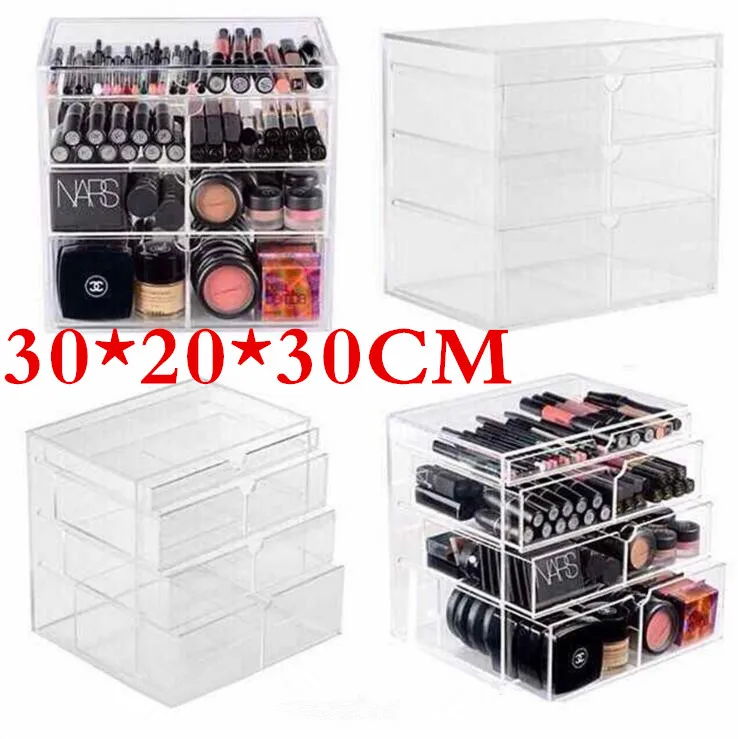 Акриловый косметический Органайзер для ювелирных изделий с защитой от царапин 4