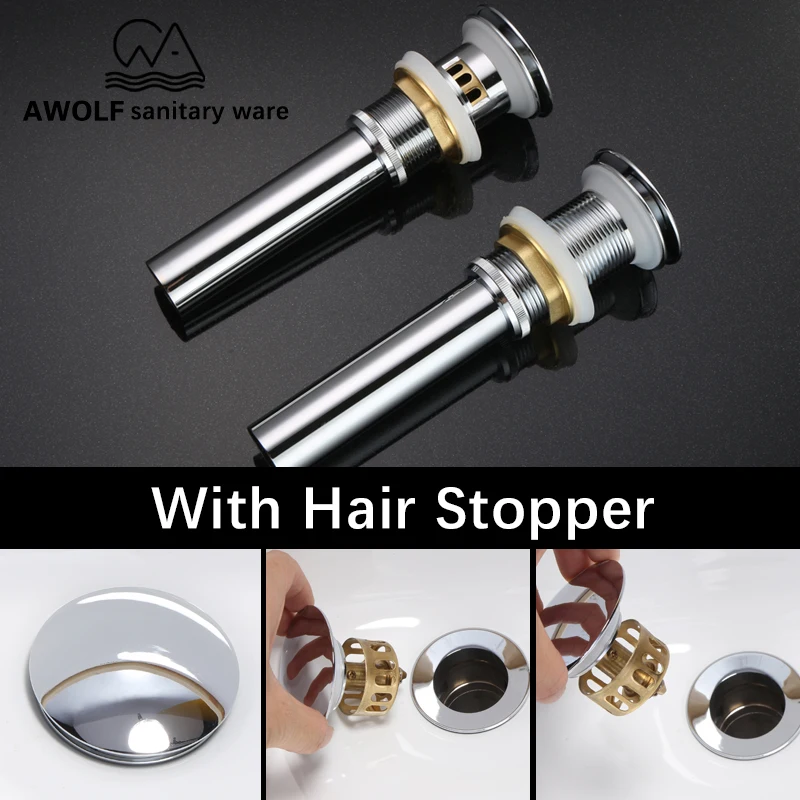 Сливные раковины для ванной комнаты всплывающее сливное отверстие с