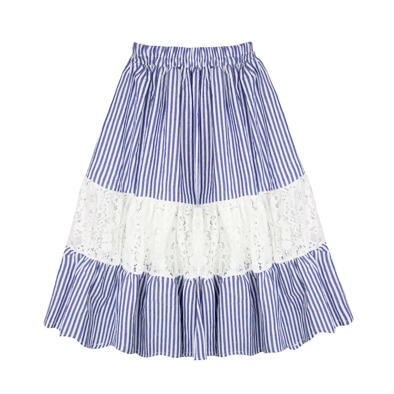 

0-14T Baby Toddler Teen Girl Long Lace Skirts Children Clothes Girls Striped Tutu Skirt Ruffle Princess Skirt Kids Costume