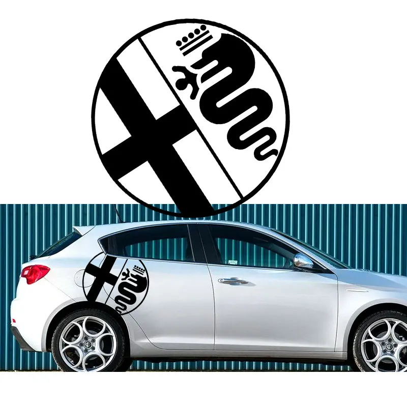 2pcs for Alfa Romeo graphics stickers decals Giulietta MiTo Spark etc Giulietta147 156 159 166 Spider GT #-0003 | Автомобили и