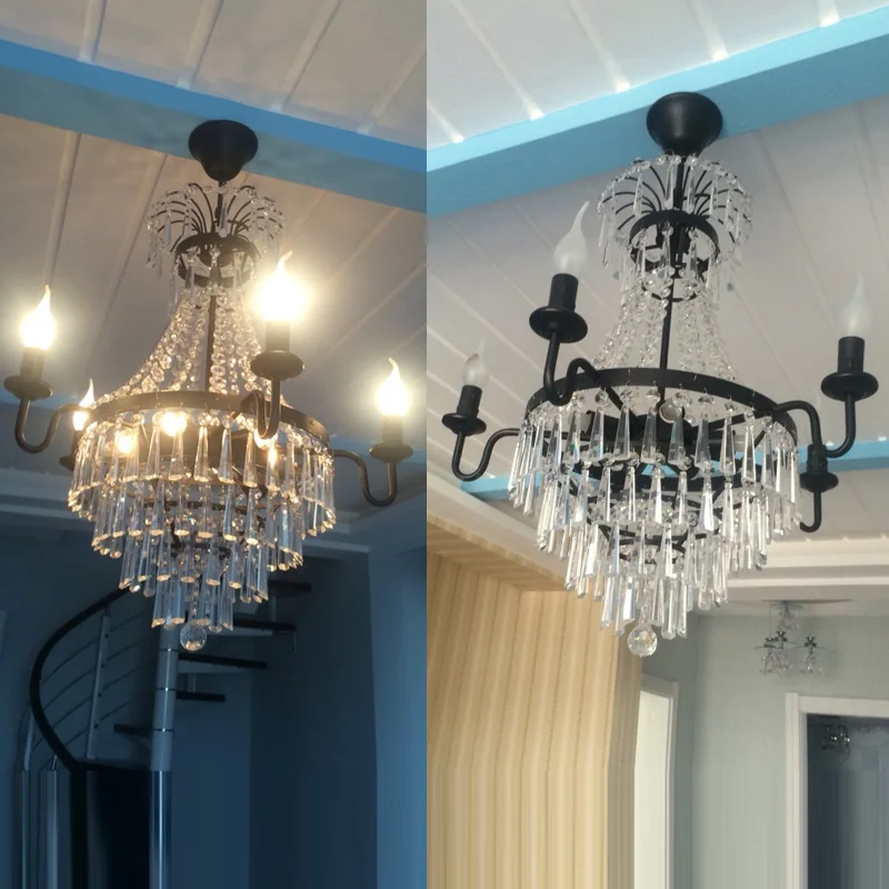 Современная Люстра для гостиной столовой в американском стиле ретро ресторан