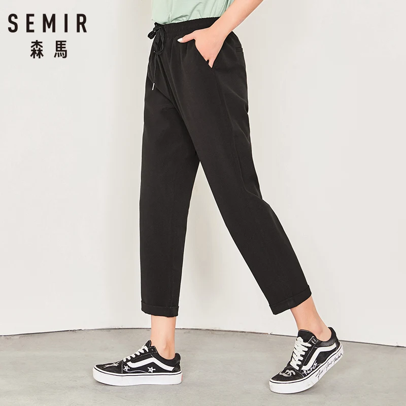 SEMIR повседневные брюки женские 2020 осенние тонкие свободные спортивные для женщин