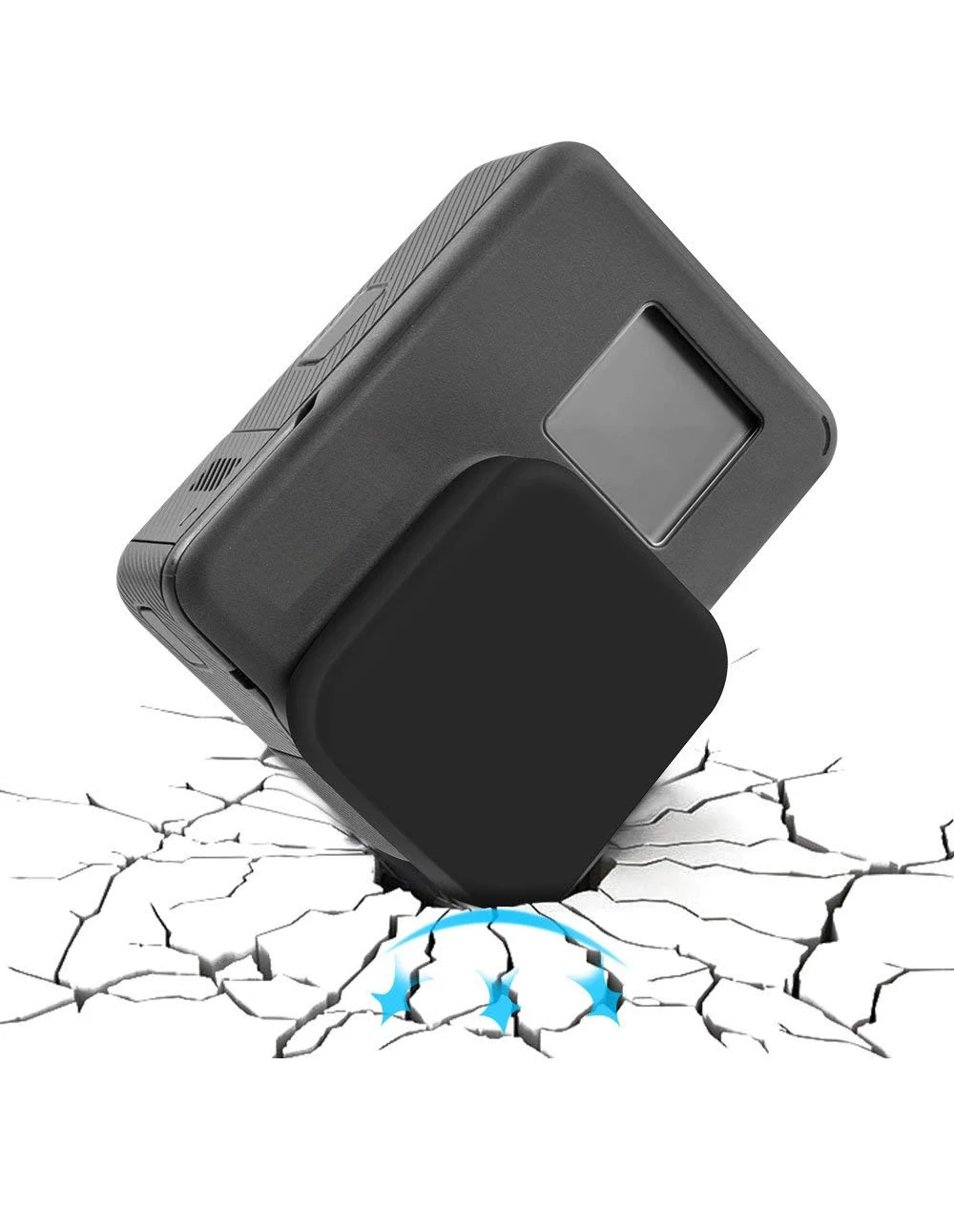 3 шт. крышка объектива для GoPro Hero 5 6 7 черная крышка объектива силиконовый защитный чехол для Go pro Hero 7 6 5 Black аксессуары для камеры