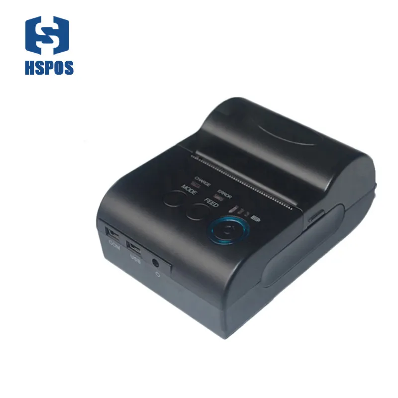 Термальность pos-принтера 80 мм USB портативный принтер получения портативных