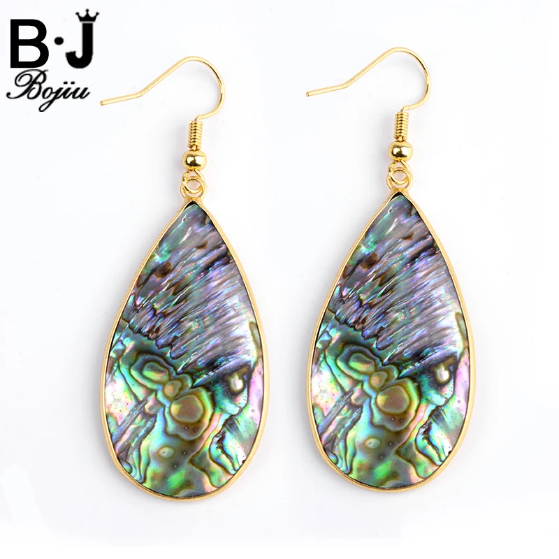 

Bojiu New Women Dangle Earrings Exquisite Abalone Beautiful Drop Earrings Fashion Jewelry Festival Christmas Gifts EA031