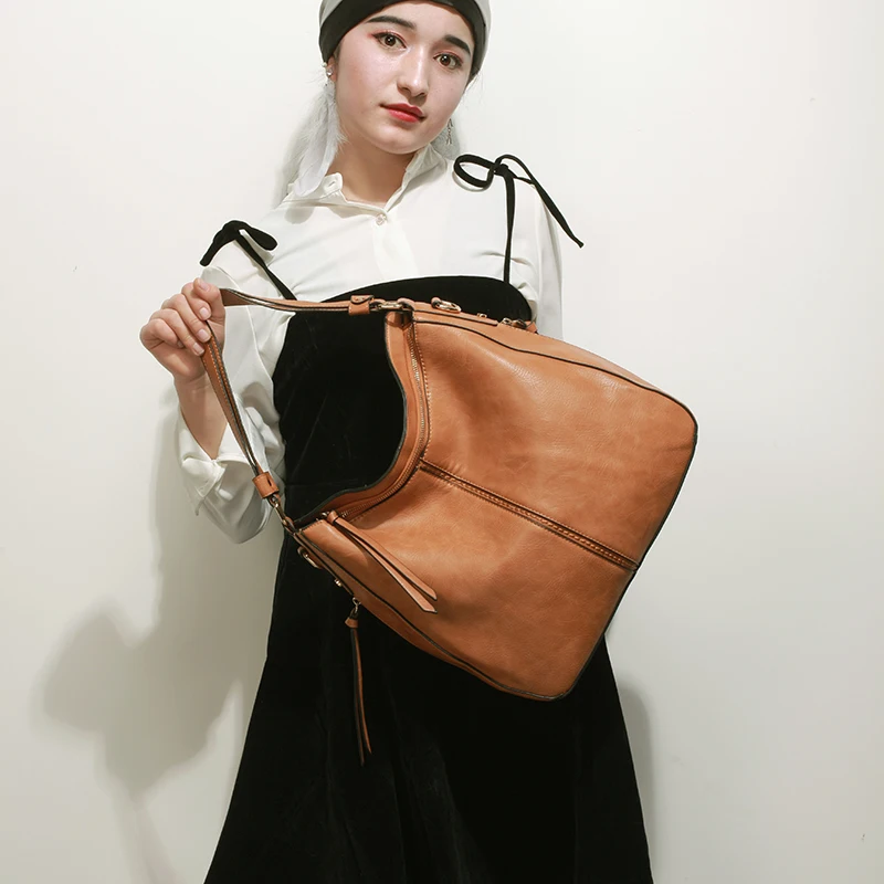 SWEET SNOW New Women Leather Handbags Luxury Brand Ladies Shoulder Bag Large Capacity Multi-Purpose Hand bag Women's | Багаж и сумки