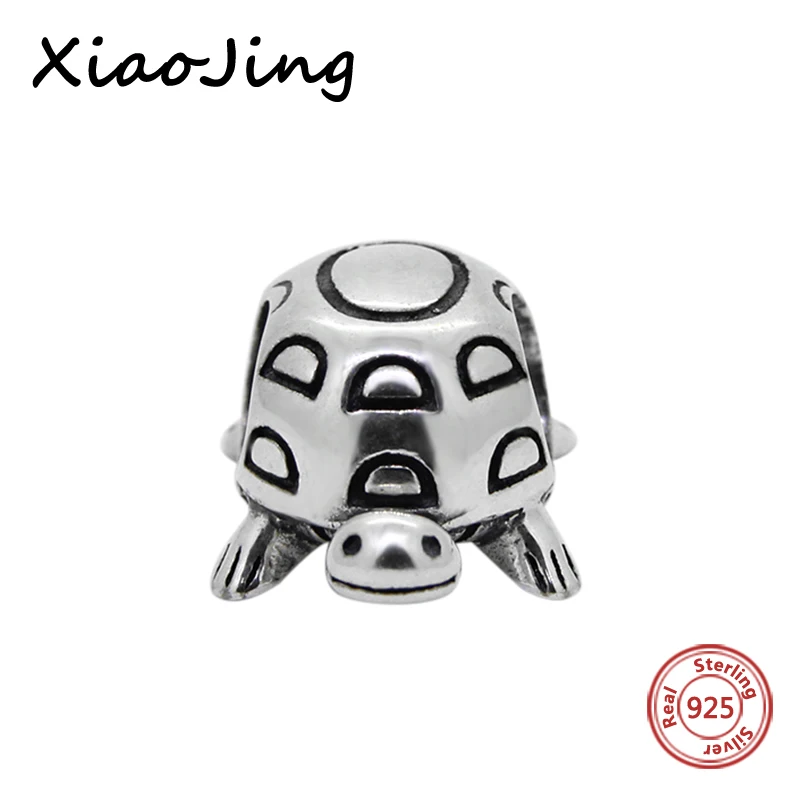 04407 new arrivals cute animal tortoise collection pandora charms 925 silver beads fit authentic bracelet pendant diy fashion jewelry - Цвет: 04407