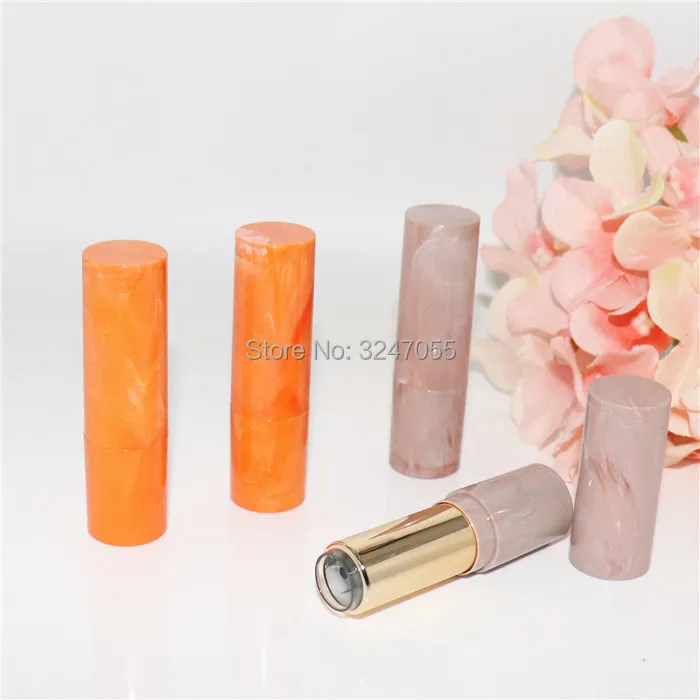 10/30/50pcs 12.1mm Cosmetic Empty Marble Lip Rouge Filling Container Beauty Makeup Lipstick Tube Balm Refillable Bottle | Красота и