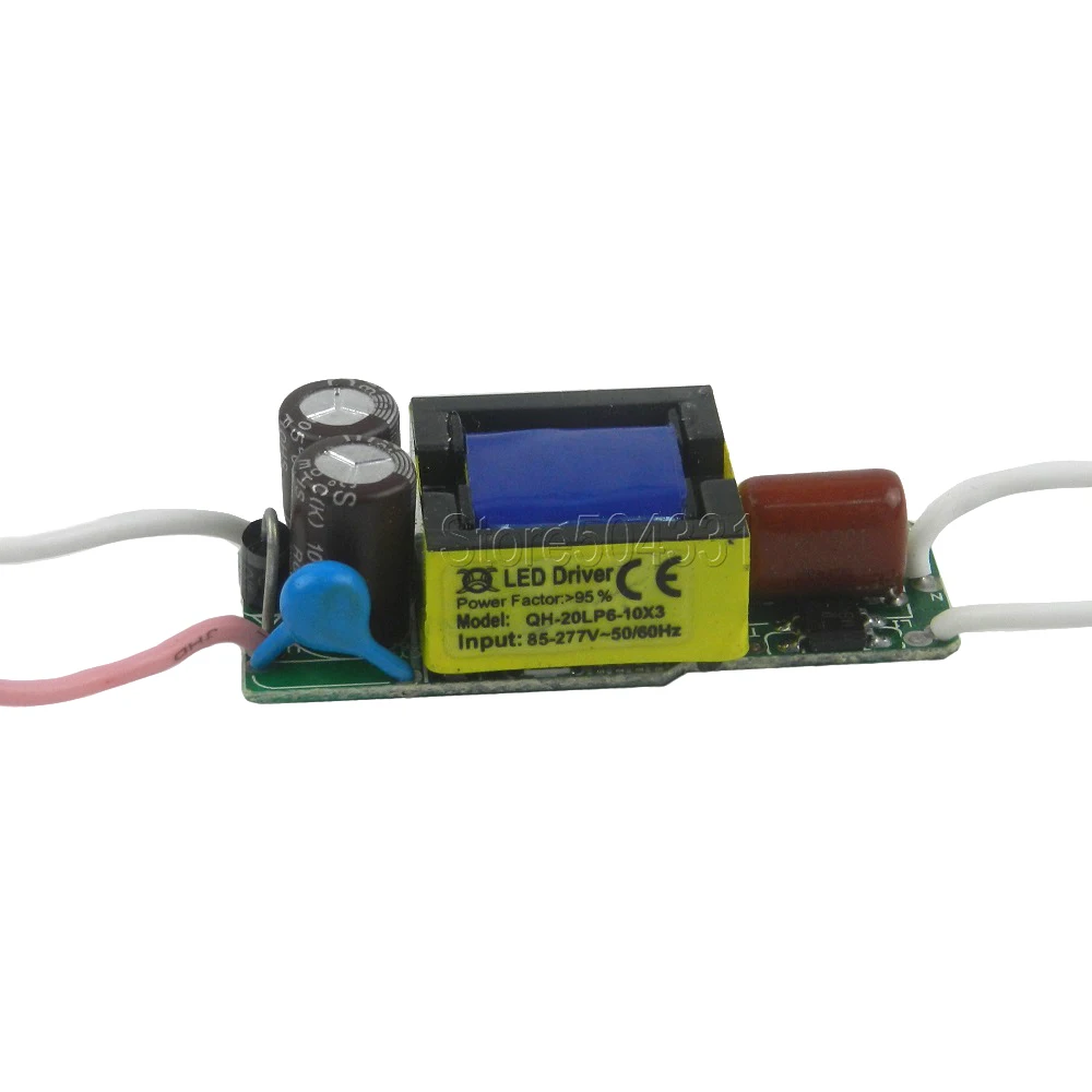 1 шт. AC110V 220V для E27 E14 GU10 светодиодный светильник 600mA 6 10x3W 7x3W 9x3 Вт 18 21 24 30