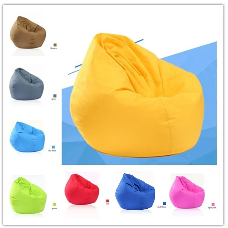 Водонепроницаемый чучело мешок кресло Оксфорд крышка молния Beanbag игрушки Мягкие