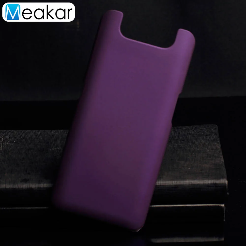 Purple Пластик Coque 6.7For samsung Galaxy A80 чехол для samsung Galaxy A80 A90 SM-A805F SM A805F телефона чехол-лента на заднюю панель - Цвет: Purple