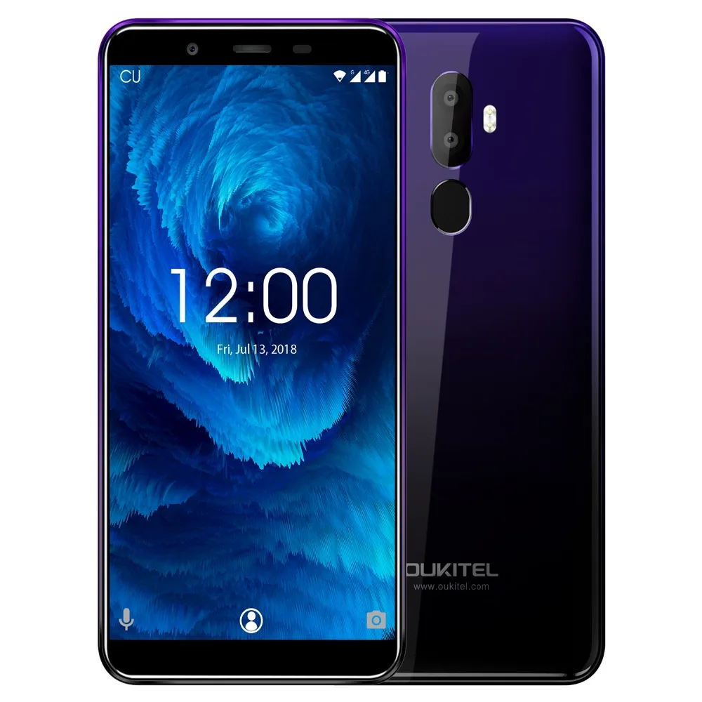 OUKITEL U25 Pro 5," FHD MTK6750T Восьмиядерный мобильный телефон 4 ГБ ОЗУ 64 Гб ПЗУ Android 8,1 двойная камера отпечаток пальца 4G LTE смартфон