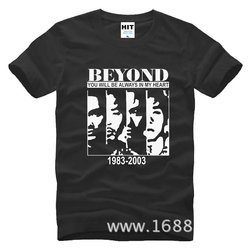 

beyond rock concert commemorating Men's T-Shirt T Shirt For Men 2015 New Short Sleeve Cotton Casual Top Tee Camisetas Masculina