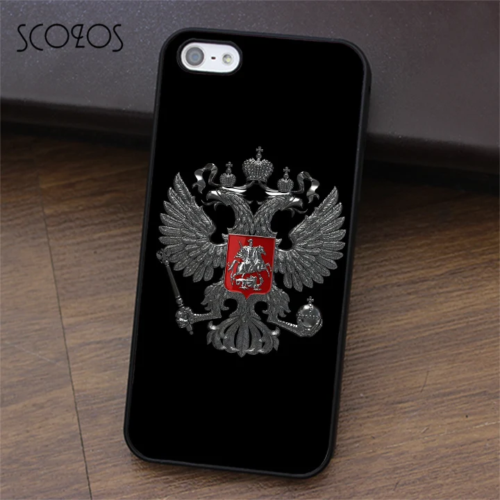 SCOZOS русский Герб Флаг (9) телефон для iphone X 4 4s 5 5S Se 5C 6 6s 7 8 &amp plus # aa197 |