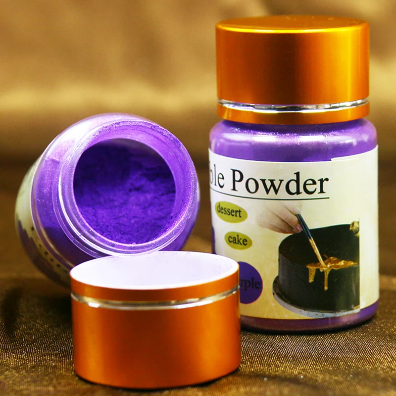 10 граммов фиолетовый съедобный торт пищевой порошок окраски для украшения